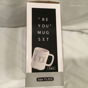 Coffee mugs. 16 Oz. Set of 4 large